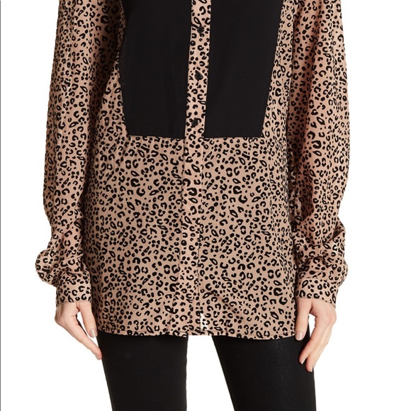 One Teaspoon Tops - NWT One Teaspoon Leopard Print Blouse